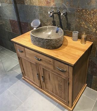Stunning Natural Stone Sink in-situ