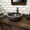 Polished Grey Marble Bowl Sink 40 x 15cm