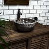 Polished Grey Marble Bowl Sink 35 x 15cm