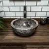 Polished Grey Marble Bowl Sink 35 x 15cm