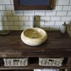 Onyx Marble Donut Sink 1. 40 x 12cm.