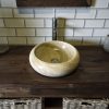 Onyx Marble Donut Sink 1. 40 x 12cm.