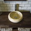 Onyx Marble Donut Sink 1. 40 x 12cm.