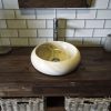 Onyx Marble Donut Sink 2. 40 x 12cm.