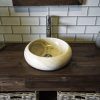 Onyx Marble Donut Sink 2. 40 x 12cm.