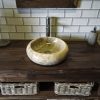 Onyx Marble Donut Sink 3. 40 x 12cm.