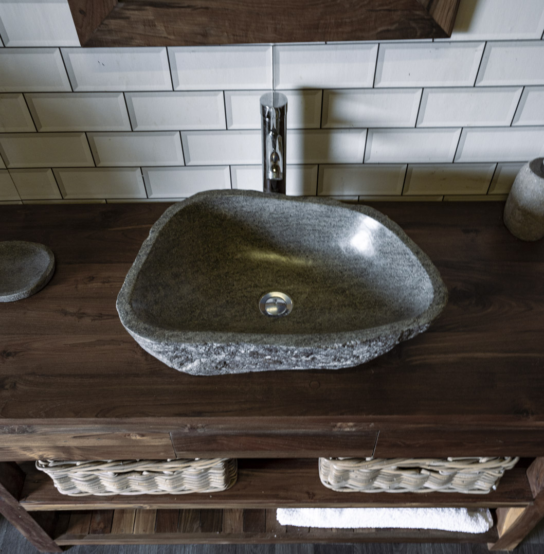 Natural Stone Sink No. A12. L- 53cm, W- 33cm, H- 15cm