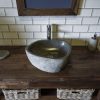 Natural Stone Sink No. A23. L- 45cm, W- 38cm, H- 15cm