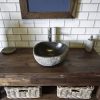 Natural Stone Sink No. A57. L- 38cm, W- 32cm, H- 15cm