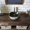 Natural Stone Sink No. A57. L- 38cm, W- 32cm, H- 15cm