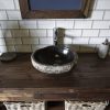 Natural Stone Sink No. A62. L- 40cm, W- 32cm, H- 15cm