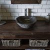 Natural Stone Sink No. A5. L- 41cm, W- 41cm, H- 15cm