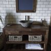 Natural Stone Sink No. A5. L- 41cm, W- 41cm, H- 15cm