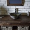 Natural Stone Sink No. A7. L- 45cm, W- 36cm, H- 15cm